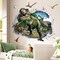 3D Large Dinosaur Wall Stickers Dino Crack Hole Dinosaur Animal Peel (Multi)